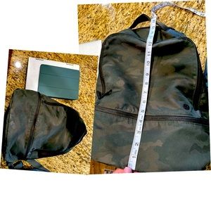 Lululemon camouflage backpack excellent condition $40 today only!